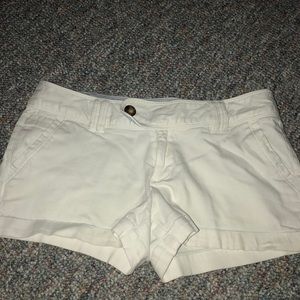 Red camel white shorts